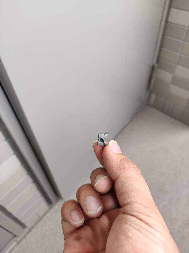 MIWA U9シリンダーの部品確認